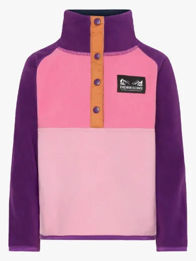 Bilde av Didriksons Monte kids fleece sett Light Heather Pink